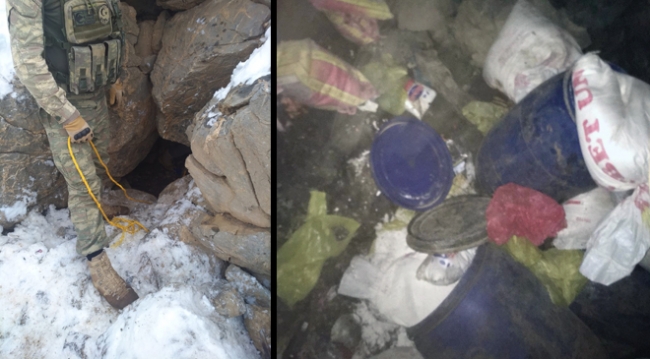 Kış üslenmesi hazırlığındaki teröristlere operasyon